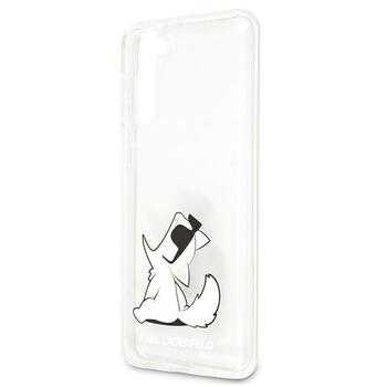 Karl Lagerfeld KLHCS21MCFNRC Hardcase Choupette Fun Aizsargapvalks priekš Samsung Galaxy S21+ G996 / caurspīdīgs (KLHCS21MCFNRC)
