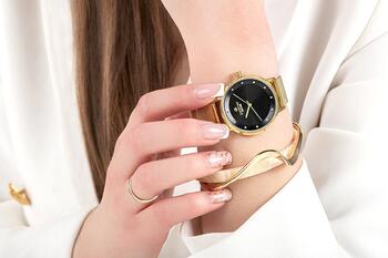 Giewont Sapphire Женские часы / золотой-черный (GW4130-B3)