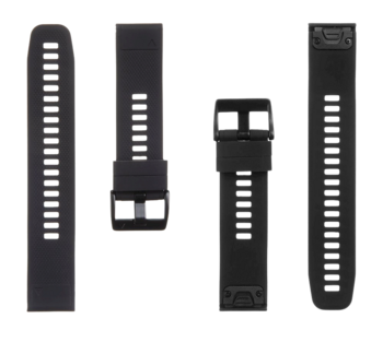 Tactical 426 Silicone Band Viedpulksteņu siksniņa priekš Garmin Fenix 5/6/7/8 QuickFit 22mm / melns (TA-GM181005)