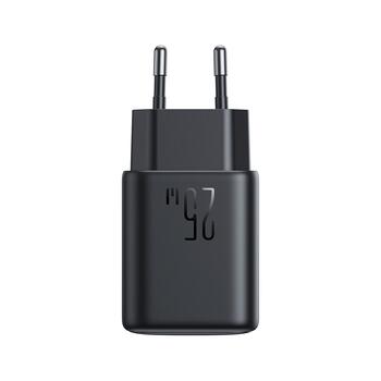 Joyroom JR-TCF13 Travel Charger C+U Tīkla lādētājs PD 25W, SFC, PPS / melns (JR-TCF13-BLK)