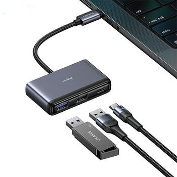Usams 5in1 USB 2.0 / USB 3.0 / USB-C / TF / SD / hubs (SJ628HUB01)