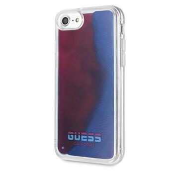 Guess GUHCI8GLCRE California Glow in the dark Защитный чехол для iPhone 7/8/SE 2020 / красный (GUHCI8GLCRE)