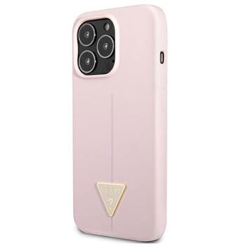 Guess GUHCP13XSLTGU Silicone Triangle Защитный чехол для iPhone 13 Pro Max 6,7