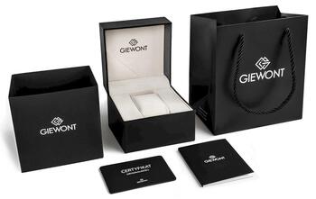 Giewont Elegance Sapphire Vīriešu pulkstenis / sudraba/melns (GW5160-B2)