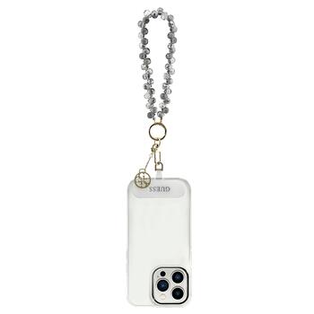 Guess Universal Wrist Strap Crystals 4G Charm / melns (GUUCMDG4CG)