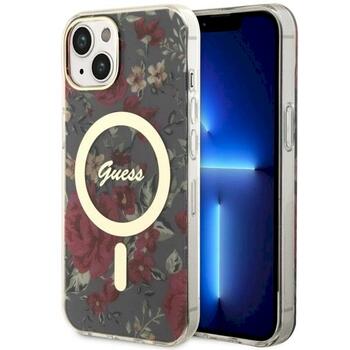 Guess GUHMP14MHCFWSA Hardcase Flower MagSafe Защитный чехол для iPhone 14 Plus / 15 Plus 6.7