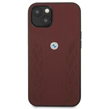 BMW BMHCP13MRSPPR Back Case Кожанный Чехол для телефона Apple iPhone 13 Kpacный (BMHCP13MRSPPR)