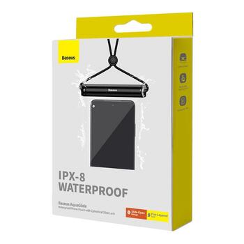 Baseus AquaGlide Waterproof Phone Case Водонепроницаемый чехол для телефона с цилиндрическим замком / чёрный (P60263701113-00)