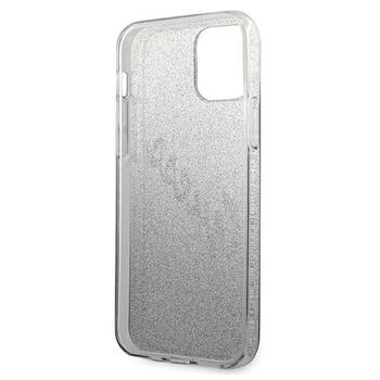Guess GUHCP12MPCUGLSBK Glitter Gradient Script Защитный чехол для iPhone 12/12 Pro 6,1