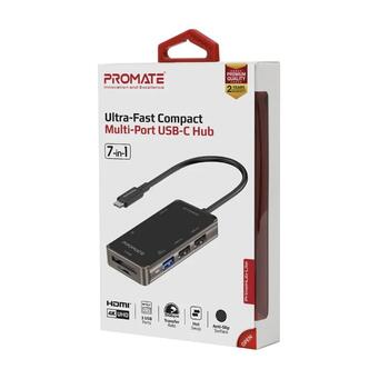 PROMATE PrimeHub-Lite USB-C Multimedia Hub / 4K HDMI / USB3.0 / SD / PD (HUBPRIMEHUBLITE)