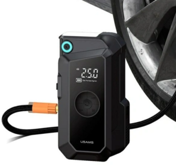 Usams Jumpstarter Power bank 8000mAh +  Встроенный фонарик Черный (ZB284ZDB01)