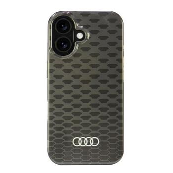 Audi IML Stitching Pattern MagSafe Aizsargapvalks Priekš Apple iPhone 16 (AU-IMLMIP16-Q5/D3-BK)