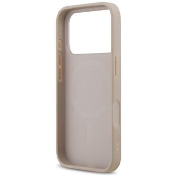 Case Guess 4G Printed Stripes MagSafe Защитный чехол для iPhone 17 Pro / розовый (GUHMP17LP4RPSP)