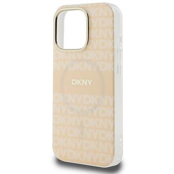 DKNY Repeat Texture Pattern With Stripe Защитный Чехол для Apple iPhone 16 Pro (DKHMP16LHRHSEP)