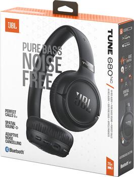 JBL Tune 680NC Беспроводные Hаушники черные (JBLT680NCBLK)