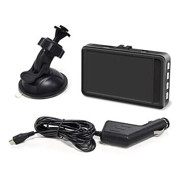 RoGer DVR2 Автомобильный видеорегистратор / Full HD / 170' / G-Sensor / MicroSD / LCD 3'' (RO-DVR2)