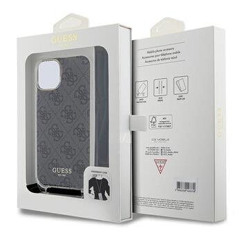 Guess GUHCP15SHC4SEK Crossbody Cord 4G Print Защитный чехол для iPhone 15 / 14 / 13 6.1