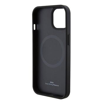 BMW Signature Logo Imprint Back Case Защитный Чехол для Apple iPhone 15 (BMHMP15SSLLBK)