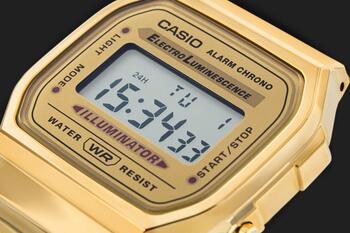 Casio A168 WG Retro Vintage Vīriešu pulkstenis (A168WG-9EF)