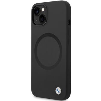 BMW BMHMP14SSILBK2 Aizmugurējais Apvalks Priekš Apple iPhone 13 / 14 / 15 (BMHMP14SSILBK2)