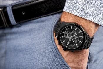Giewont Vīriešu pulkstenis Chronograph Sapphire GW7290-B1 / melns (GW7290-B1)