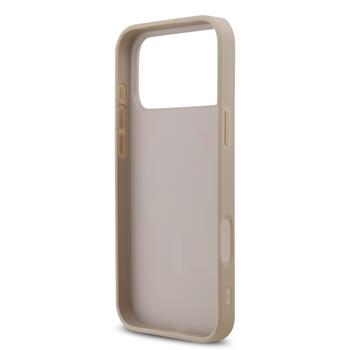 Guess PU Leather 4G Colored Ring MagSafe Case Aizsargapvalks priekš iPhone 17 Pro Max / rozā (GUHMP17XG4GFRP)