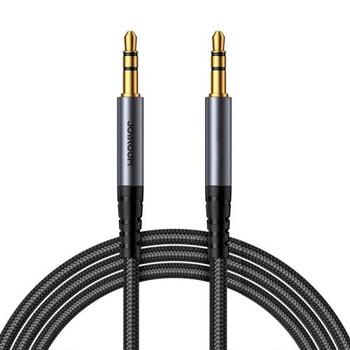 Joyroom SY-A08 Audio Cable Stereo Audio kabelis 3.5 mm Mini Jack 1.2m / melns (JR-SY-A08-BLK)