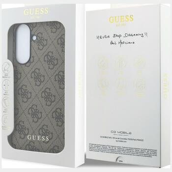 Guess 4G Charm Case Защитный чехол для Samsung Galaxy A57 5G / коричневый (GUHCSA57GF4GBR)