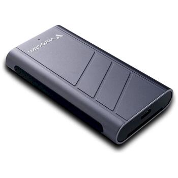 Verbatim 32021 TurboMetal SSD Внешний накопитель 1TB USB4 USB-C / серый (32021)