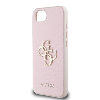 Guess PU Grained 4G Metal Logo Case Чехол для Apple iPhone 16e (GUHCPSE4PGT4MBP)