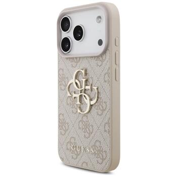 Case Guess 4G Big Logo Защитный чехол для iPhone 17 Pro / розовый (GUHCP17L4GMGPI)