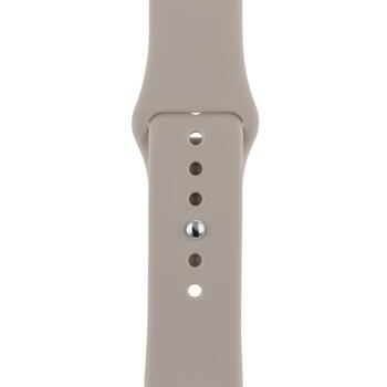 OBAL:ME Silicone Strap Силиконовый ремешок для Apple Watch 38-41mm S-M / бежевый (57983126132)
