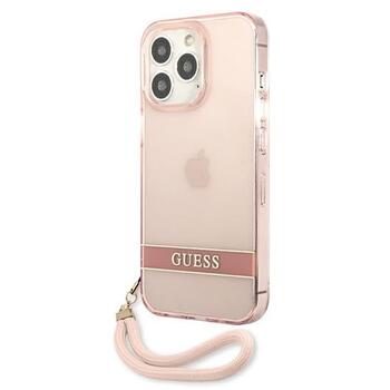 Guess GUHCP13XHTSGSP Hardcase Translucent Stap Aizsargapvalks priekš iPhone 13 Pro Max 6,7