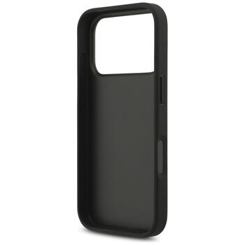 Guess PU 4G Metal Logo Case Aizsargapvalks priekš Apple iPhone 17 Pro (GUHCP17L4GMGGR)