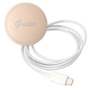 Guess Set GUBPP14MHMEACSK Case+Charger Aizsargapvalks priekš iPhone 14 Plus / 15 Plus 6.7