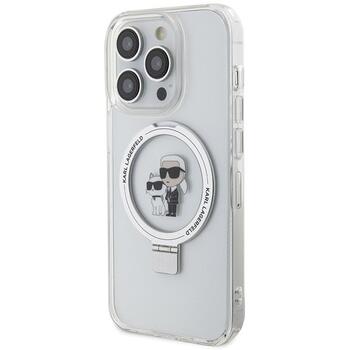 Karl Lagerfeld KLHMP13XHMRSKCH Ring Stand Hardcase Aizsargapvalks priekš iPhone 13 Pro Max 6.7