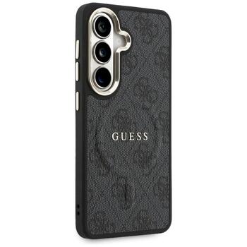 Guess 4G Embossed Ring MagSafe Case Защитный чехол для Samsung Galaxy S26 Plus / чёрный (GUHMS26MP4MSEGCK)