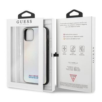 Guess GUHCN65BLD Hardcase Aizsargapvalks priekš iPhone 11 Pro Max Iridescent / sudraba (GUHCN65BLD)