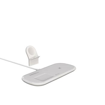 Devia Wireless Charger Bezvadu Lādētājs 3in1 / Viedtālrunim / Apple Watch / Austiņām / USB (E11)