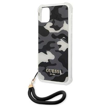 Guess GUHCN61KSARBK Camo Collection Aizsargapvalks priekš iPhone 11 6,1