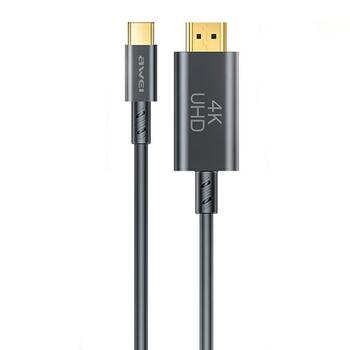 Awei CL-212T USB-C - HDMI 4K Kabelis 1m (CL-212T)