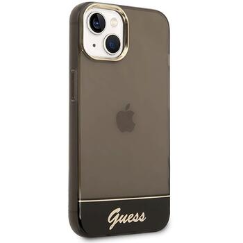 Guess GUHCP14MHGCOK Hardcase Translucent Aizsargapvalks priekš iPhone 14 Plus / 15 Plus 6.7