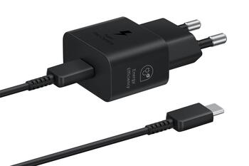 Samsung EP-T2510X Tīkla Lādētājs 25W ar USB-C uz USB-C Vads 1m (EP-T2510XBEGEU)