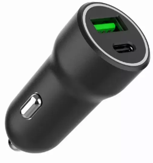 Gembird A2PDQC20 USB-C/USB-A Automašīnas Lādētājs (TA-UC-A2PDQC20-CAR-01)