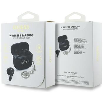 Guess TWS Glossy Effect Printed Classic Logo & Charm Наушники (GUTWSXMCCLK)