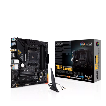 Asus TUF GAMING B550M-PLUS WIFI II Материнская плата AMD B550 / Socket AM4 / Micro-ATX / Wi-Fi (90MB19Y0-M0EAY0)
