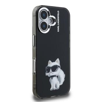 Karl Lagerfeld IML Aquarelle and Choupette Case Aizsargapvalks priekš Apple iPhone 16 (KLHCP16SHMCHAQK)