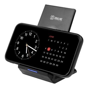 OBAL:ME StandCharger Wireless Charging Stand Беспроводная зарядная подставка 15W / чёрный (OMWSCH01)