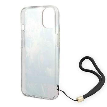 Guess GUOHCP14MHFLSB Flower Strap Защитный чехол для iPhone 14 Plus / 15 Plus 6.7