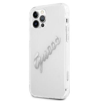 Guess GUHCP12LKTRSVSI Hardcase Vintage Script Защитный чехол для iPhone 12 Pro Max 6,7